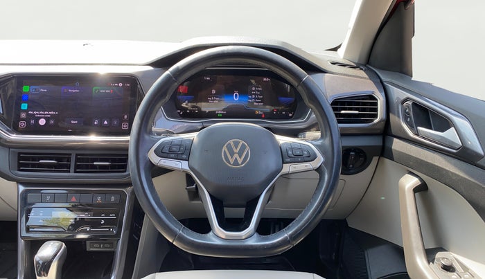 2022 Volkswagen TAIGUN TOPLINE 1.0 TSI AT, Petrol, Automatic, 24,835 km, Steering Wheel Close Up