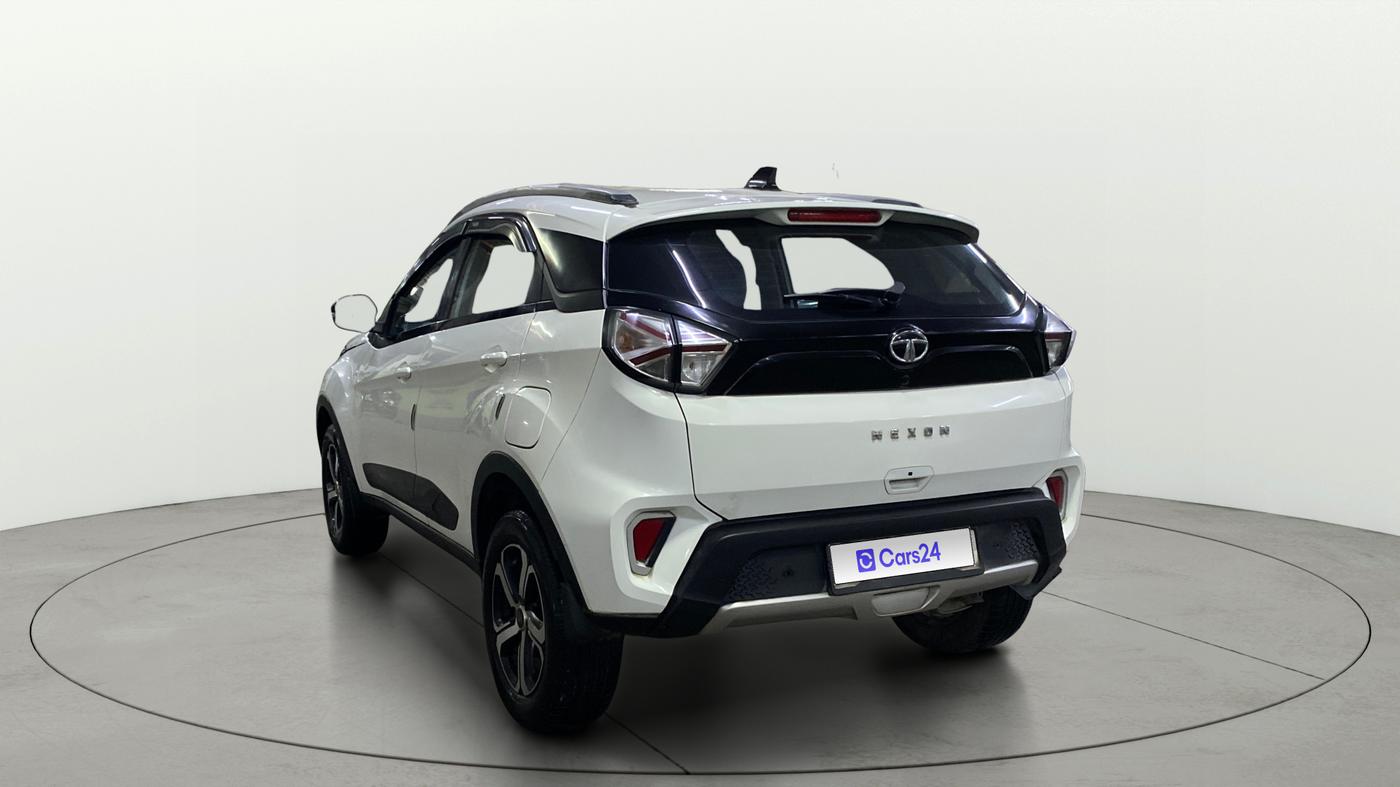 2021 Tata NEXON XZ PLUS PETROL SUNROOF, CNG, Manual, 46,453 km, Left Back Diagonal