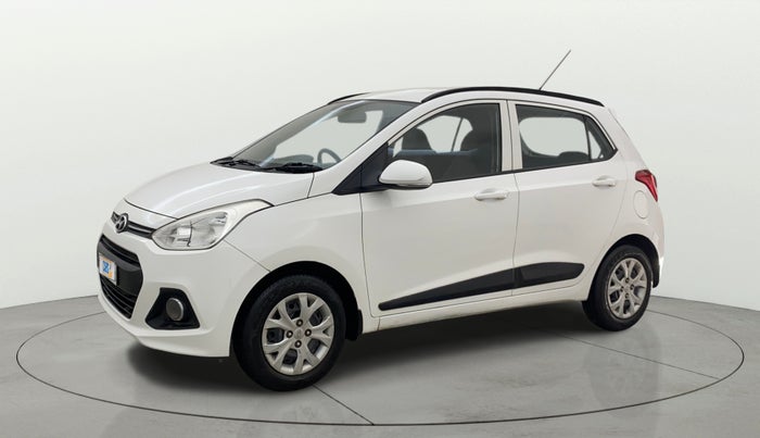 2016 Hyundai Grand i10 SPORTZ 1.2 KAPPA VTVT, Petrol, Manual, 43,582 km, Left Front Diagonal