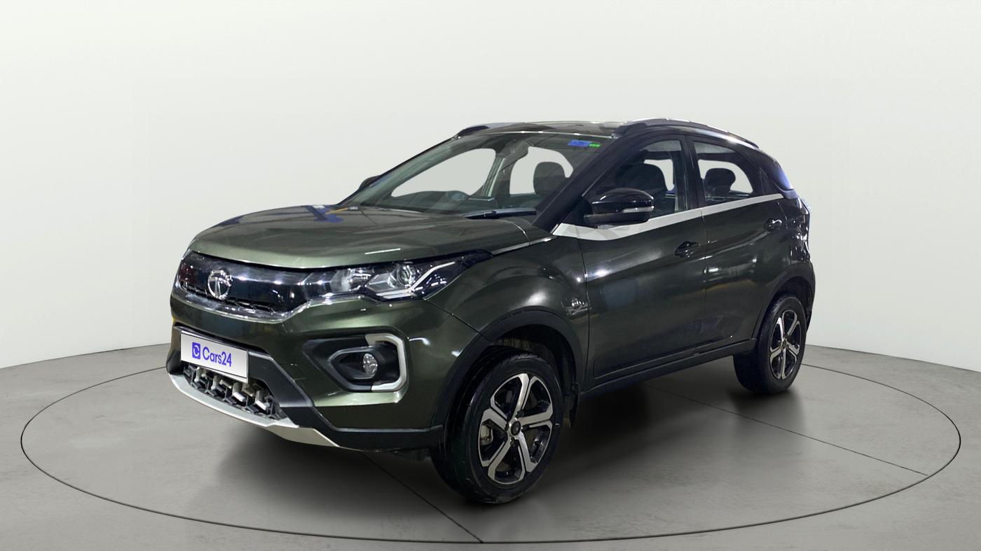 2023 Tata NEXON XZA PLUS SUNROOF PETROL, Petrol, Automatic, 13,380 km, Left Front Diagonal