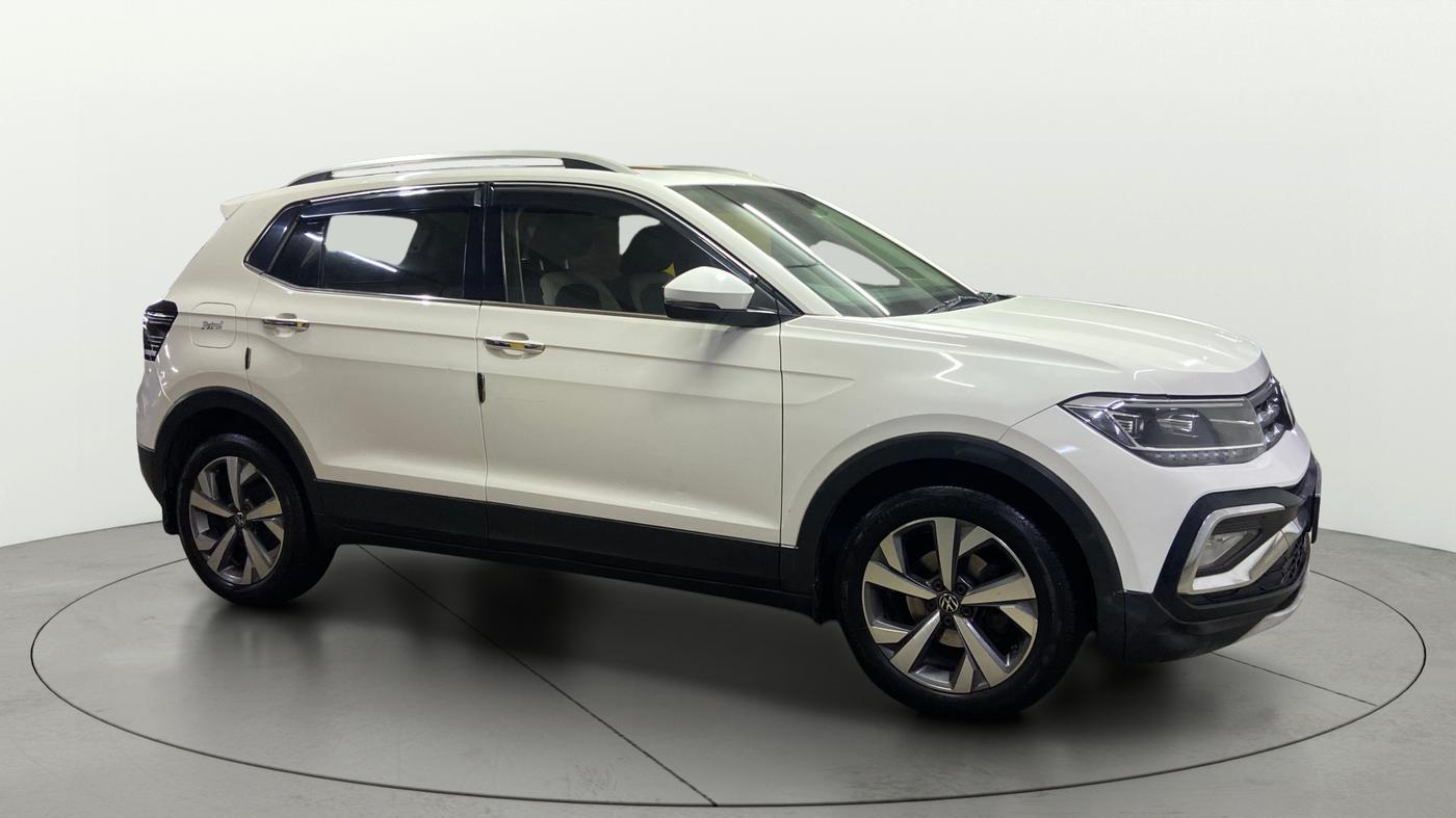 2022 Volkswagen TAIGUN TOPLINE 1.0 TSI AT, Petrol, Automatic, 69,191 km, Right Front Diagonal