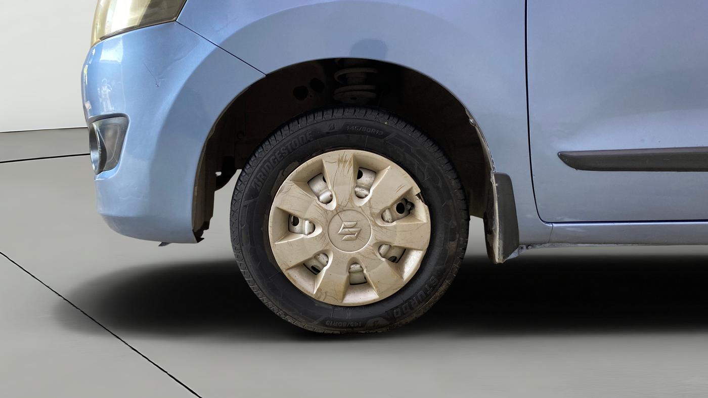 2013 Maruti Wagon R 1.0 LXI CNG, CNG, Manual, 88,276 km, Left Front Wheel