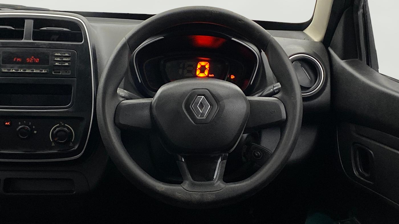 2017 Renault Kwid RXL, Petrol, Manual, 77,631 km, Steering Wheel Close Up