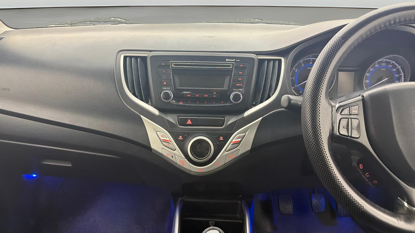 2017 Maruti Baleno DELTA PETROL 1.2, Petrol, Manual, 50,894 km, Air Conditioner