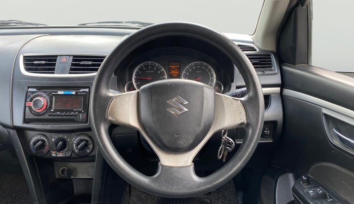 2014 Maruti Swift VXI, Petrol, Manual, 95,939 km, Steering Wheel Close Up