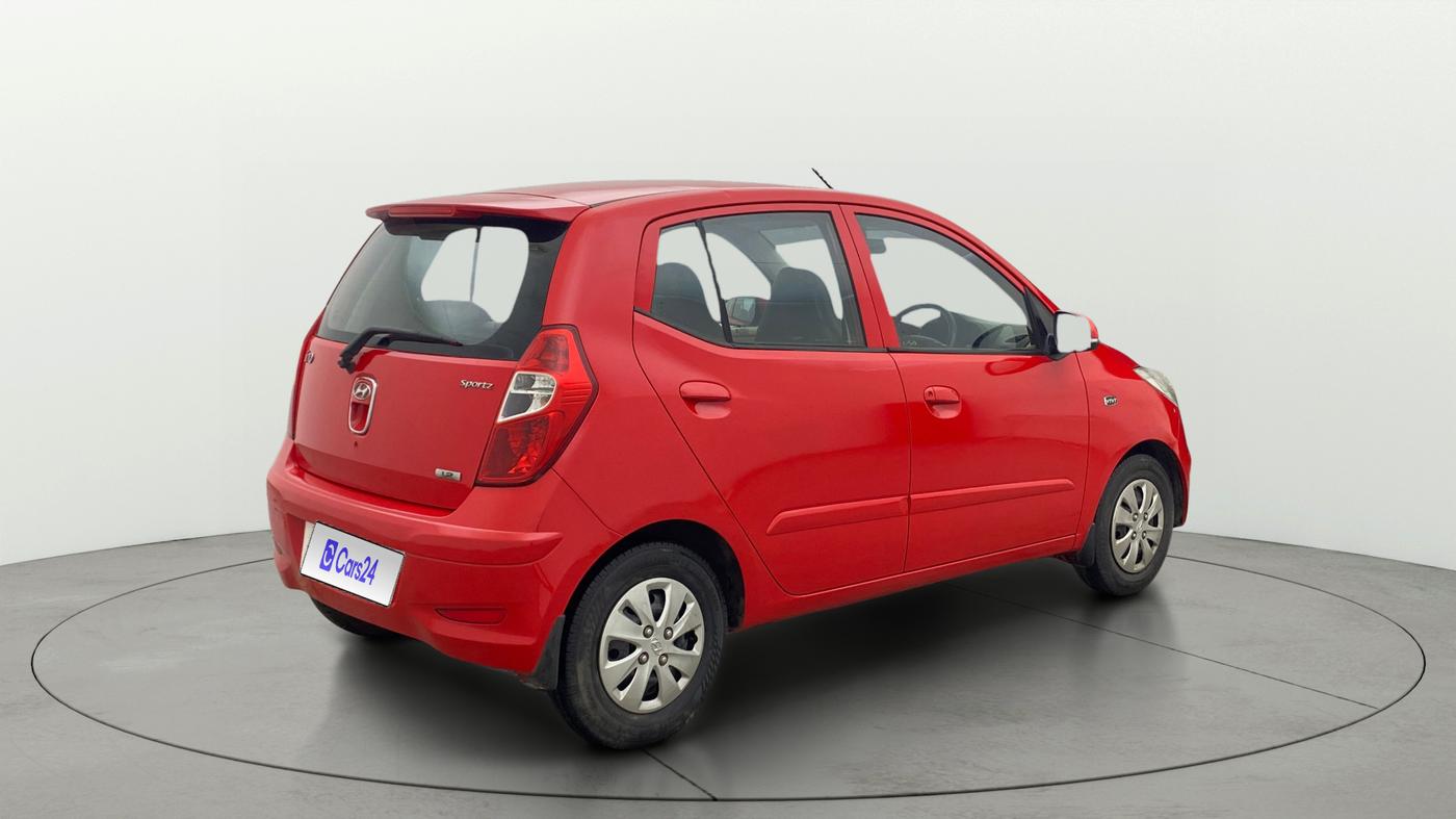 2013 Hyundai i10 SPORTZ 1.2, Petrol, Manual, 84,328 km, Right Back Diagonal