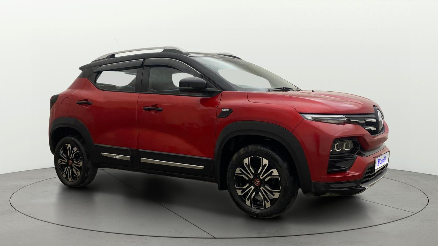 2022 Renault Kiger RXZ TURBO CVT DUAL TONE, Petrol, Automatic, 64,547 km, Right Front Diagonal