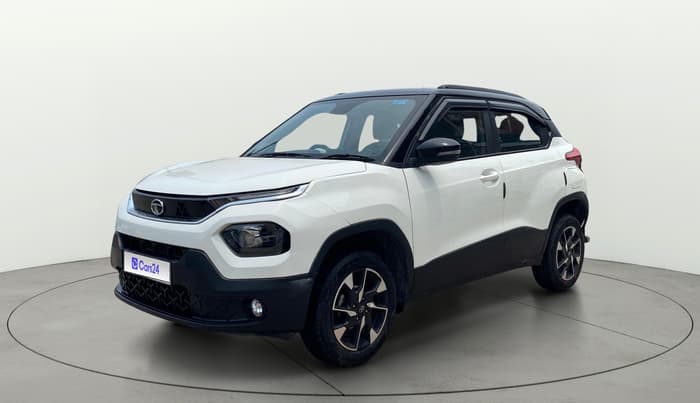 2023 Tata PUNCH Creative Dual Tone AMT Sunroof , Petrol, Automatic, 11,436 km, Left Front Diagonal