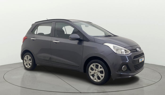 2014 Hyundai Grand i10 SPORTZ 1.2 KAPPA VTVT, Petrol, Manual, 60,381 km, Right Front Diagonal
