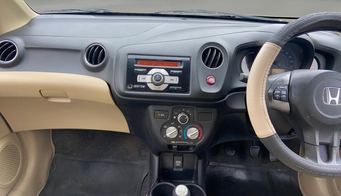 2015 Honda Amaze 1.2L I-VTEC S, Petrol, Manual, 75,906 km, Air Conditioner