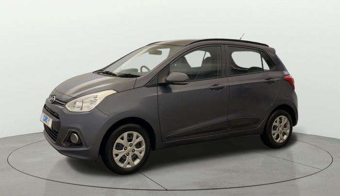 2015 Hyundai Grand i10 SPORTZ 1.2 KAPPA VTVT, Petrol, Manual, 33,549 km, Left Front Diagonal