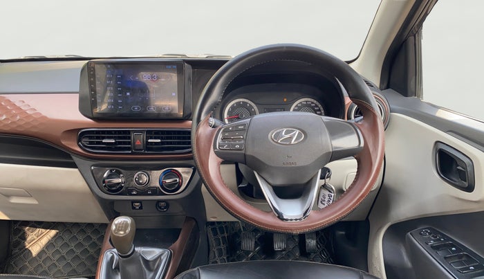 2021 Hyundai AURA S 1.2 CNG, CNG, Manual, 95,560 km, Steering Wheel Close Up