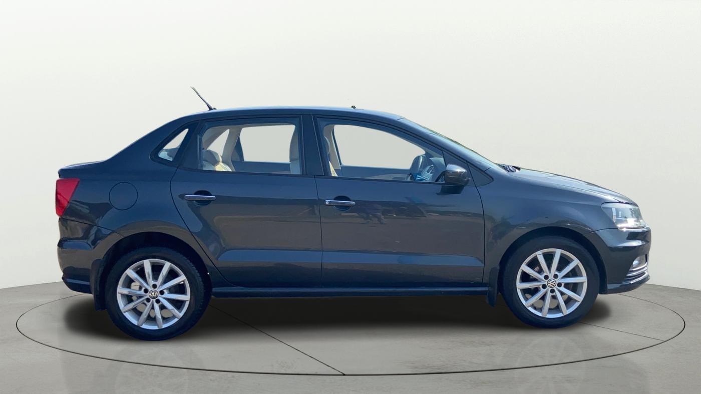 2018 Volkswagen Ameo HIGHLINE PLUS 1.5L AT 16 ALLOY, Diesel, Automatic, 87,218 km, Right Side View