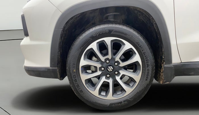 2022 Maruti Grand Vitara ZETA PLUS  HYBRID ECVT, Hybrid, Automatic, 21,609 km, Left Front Wheel