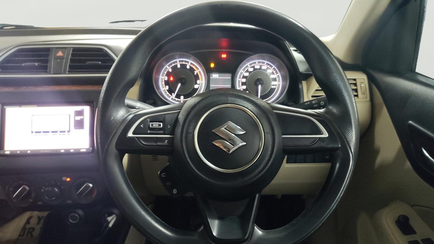 2017 Maruti Dzire VXI, Petrol, Manual, 49,504 km, Steering Wheel Close Up