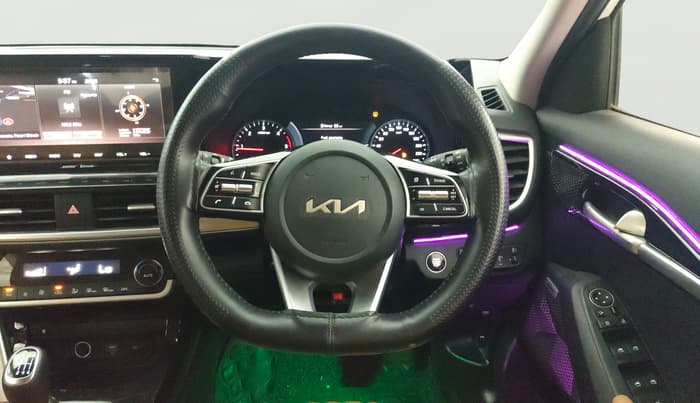 2023 KIA SELTOS HTX PLUS 1.5 IMT DIESEL, Diesel, Manual, 26,086 km, Steering Wheel Close Up