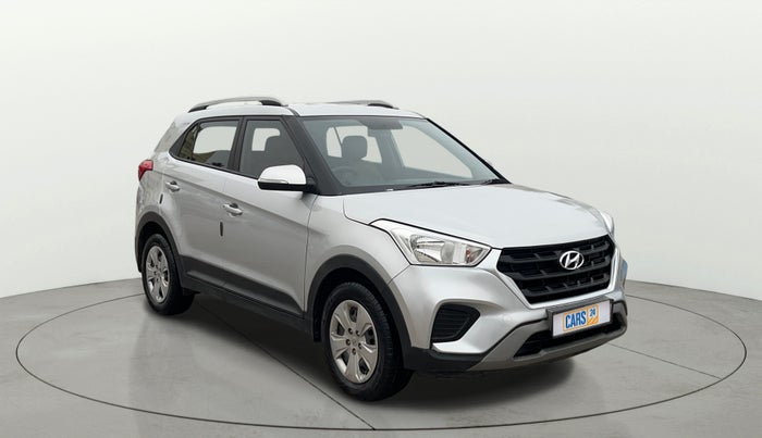 2018 Hyundai Creta E PLUS 1.6 PETROL, Petrol, Manual, 1,43,132 km, Right Front Diagonal