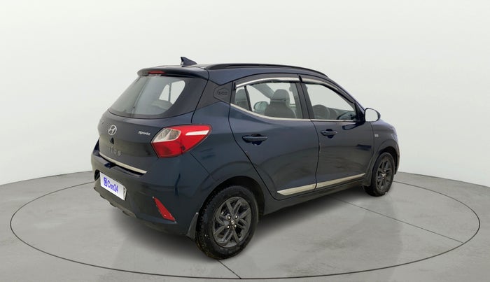 2021 Hyundai GRAND I10 NIOS SPORTZ AMT 1.2 KAPPA VTVT, Petrol, Automatic, 27,058 km, Right Back Diagonal