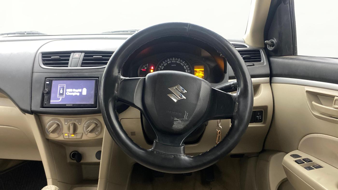 2020 Maruti Swift Dzire TOUR S PETROL, Petrol, Manual, 1,40,133 km, Steering Wheel Close Up