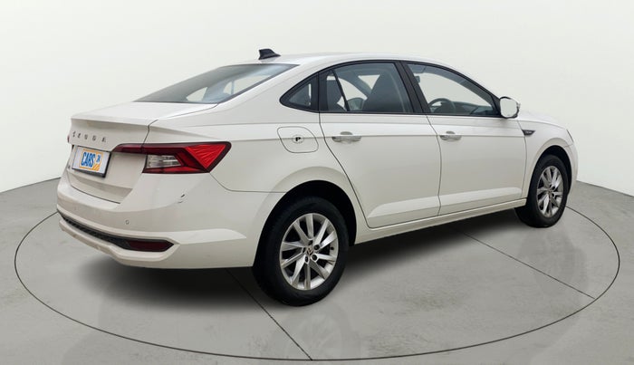 2023 Skoda SLAVIA AMBITION 1.0L TSI AT, Petrol, Automatic, 11,376 km, Right Back Diagonal