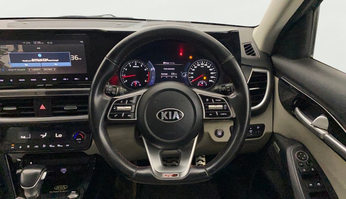 2019 KIA SELTOS GTX PLUS 1.4 PETROL DCT DUAL TONE, Petrol, Automatic, 46,512 km, Steering Wheel Close Up