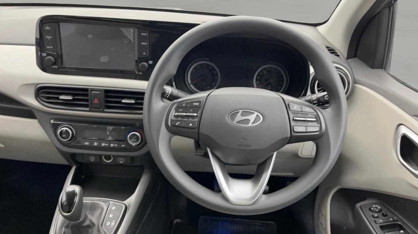 2023 Hyundai GRAND I10 NIOS SPORTZ AMT 1.2 KAPPA VTVT, Petrol, Automatic, 11,027 km, Steering Wheel Close Up