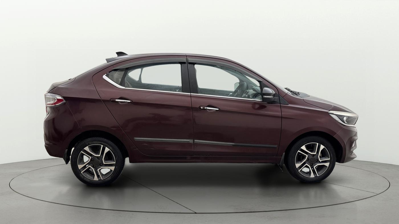 2021 Tata TIGOR XZA PLUS PETROL, Petrol, Automatic, 39,947 km, Right Side View