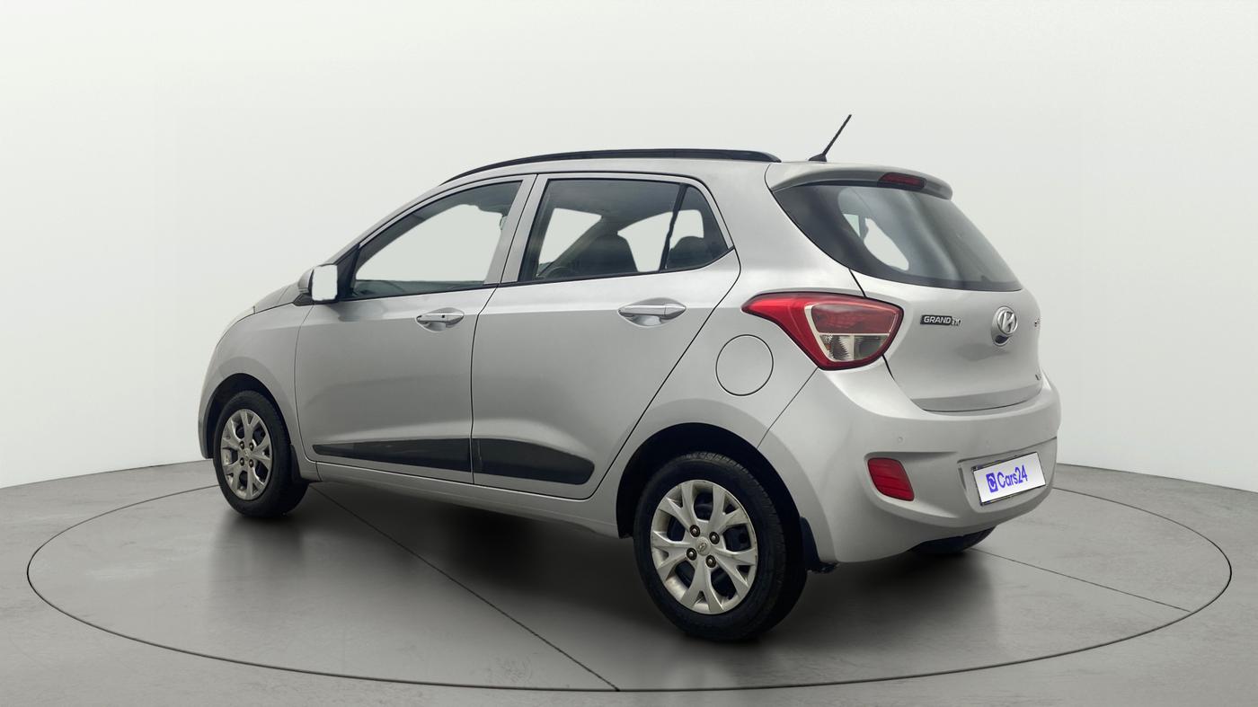 2014 Hyundai Grand i10 SPORTZ 1.2 KAPPA VTVT, Petrol, Manual, 73,666 km, Left Back Diagonal