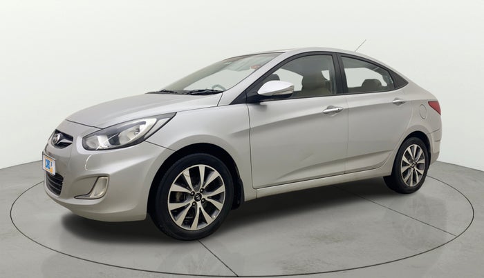 2013 Hyundai Verna FLUIDIC 1.6 VTVT SX OPT AT, Petrol, Automatic, 87,219 km, Left Front Diagonal