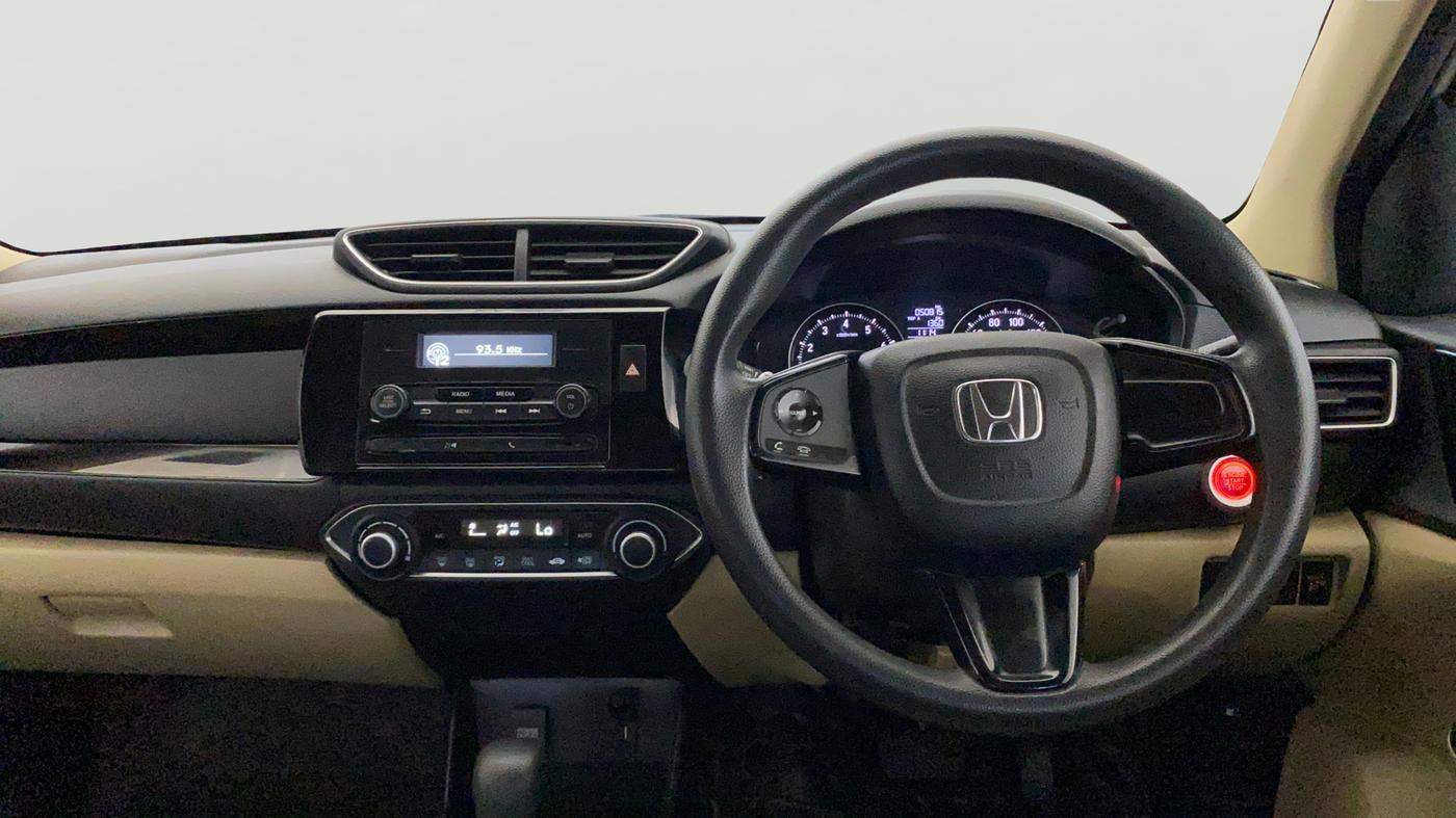 2021 Honda Amaze 1.2L I-VTEC V CVT, Petrol, Automatic, 50,805 km, Steering Wheel Close Up