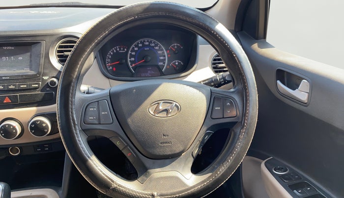 2017 Hyundai Grand i10 SPORTZ 1.2 KAPPA VTVT, Petrol, Manual, 69,687 km, Steering Wheel Close Up