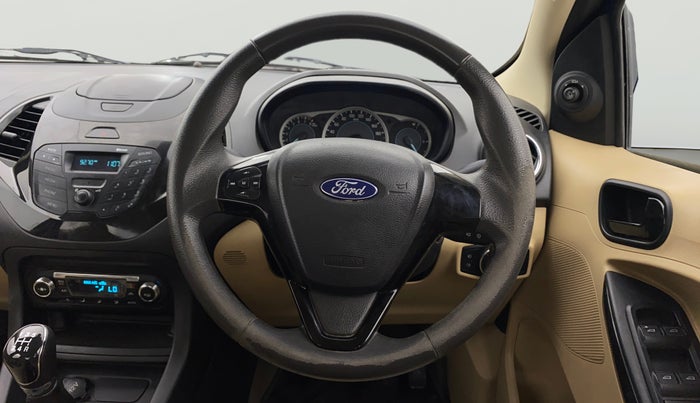 2018 Ford Figo Aspire TITANIUM 1.2 PETROL, Petrol, Manual, 44,995 km, Steering Wheel Close Up