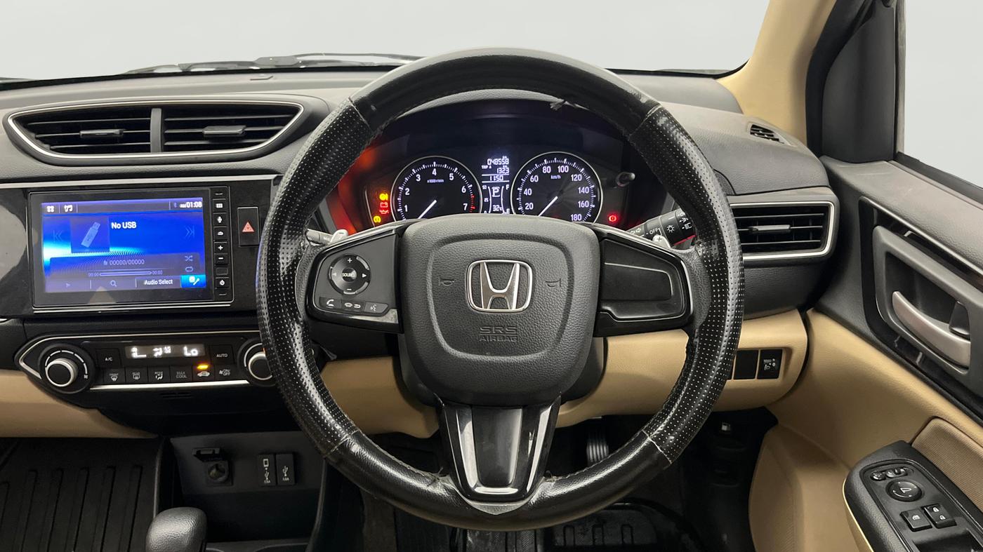 2020 Honda Amaze 1.2L I-VTEC VX CVT, Petrol, Automatic, 48,533 km, Steering Wheel Close Up