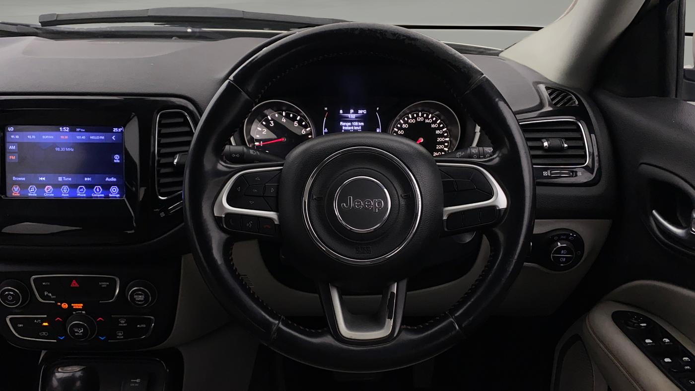 2018 Jeep Compass LIMITED 1.4 PETROL AT, Petrol, Automatic, 83,131 km, Steering Wheel Close Up