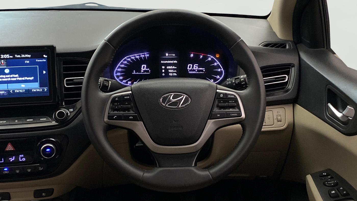 2021 Hyundai Verna SX (O)1.5 VTVT, Petrol, Manual, 57,306 km, Steering Wheel Close Up