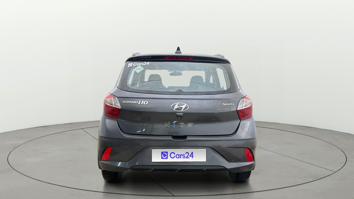 2022 Hyundai GRAND I10 NIOS SPORTZ 1.2 KAPPA VTVT CNG, CNG, Manual, 49,127 km, Back/Rear