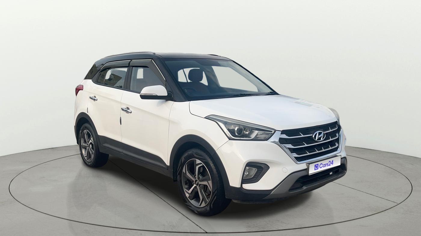 2018 Hyundai Creta SX 1.6 DIESEL DUAL TONE, Diesel, Manual, 1,10,304 km, Right Front Diagonal