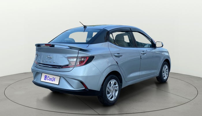 2022 Hyundai AURA S 1.2 CNG, CNG, Manual, 54,468 km, Right Back Diagonal