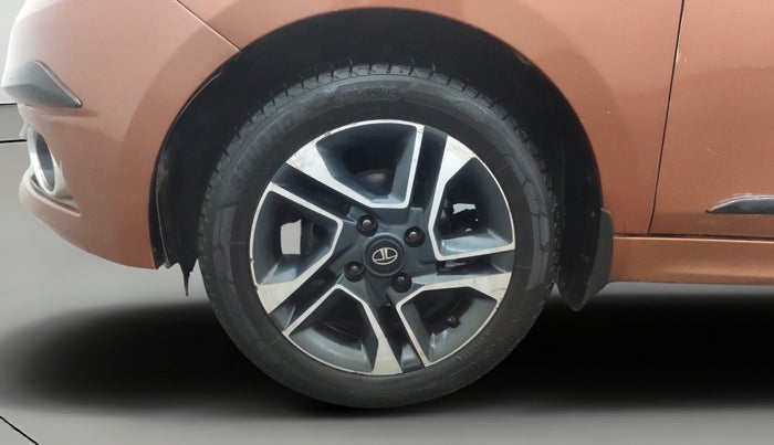 2017 Tata TIGOR XZ (O) PETROL, CNG, Manual, 1,13,119 km, Left Front Wheel