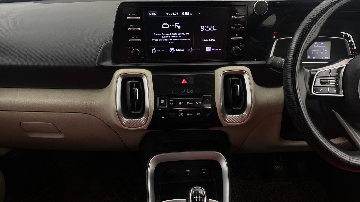 2021 KIA SONET HTX 1.0 IMT, Petrol, Manual, 91,934 km, Air Conditioner