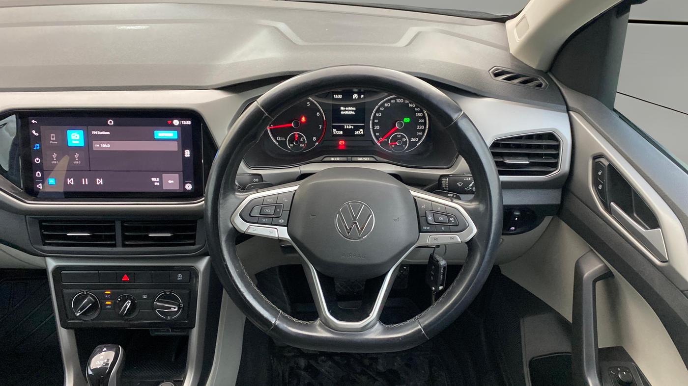 2022 Volkswagen TAIGUN HIGHLINE 1.0 TSI AT, Petrol, Automatic, 57,237 km, Steering Wheel Close Up