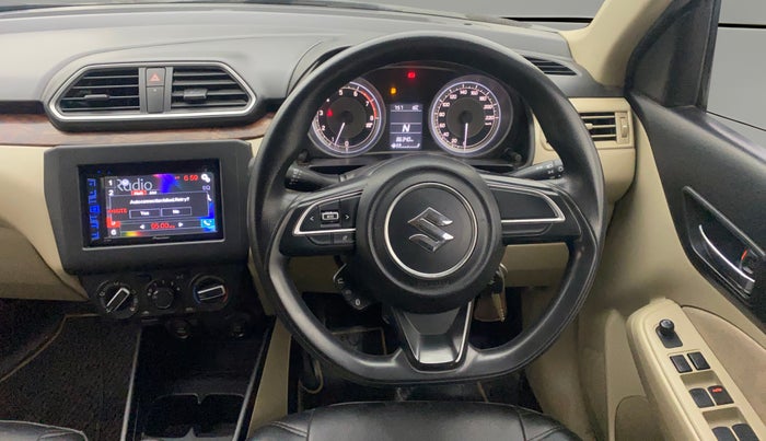 2017 Maruti Dzire VXI AMT, Petrol, Automatic, 86,340 km, Steering Wheel Close Up