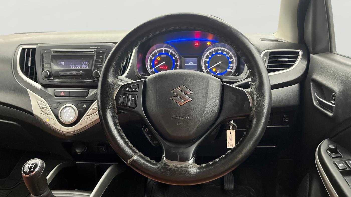 2018 Maruti Baleno DELTA PETROL 1.2, Petrol, Manual, 59,326 km, Steering Wheel Close Up