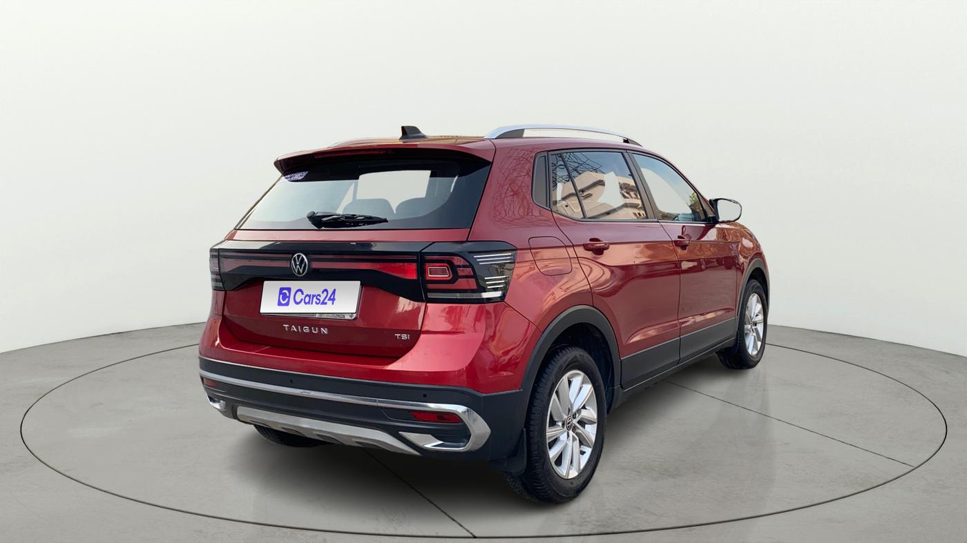 2022 Volkswagen TAIGUN HIGHLINE 1.0 TSI AT, Petrol, Automatic, 56,067 km, Right Back Diagonal