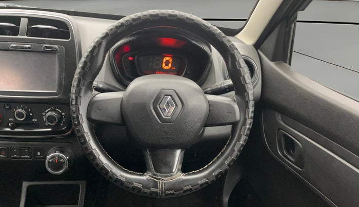 2017 Renault Kwid RXT 1.0 AMT (O), Petrol, Automatic, 50,004 km, Steering Wheel Close Up