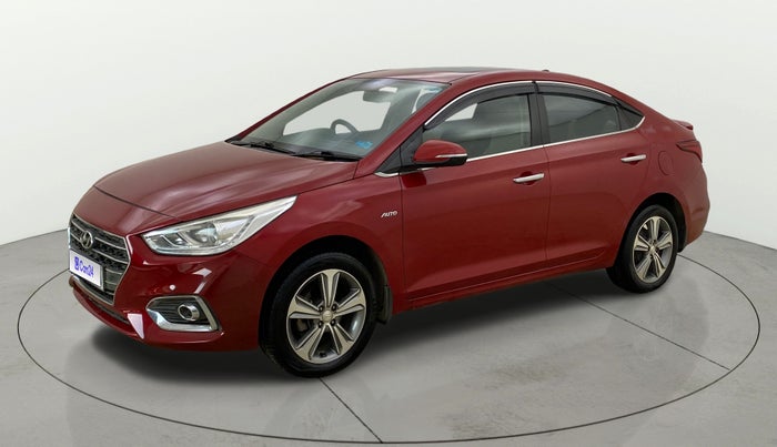 2019 Hyundai Verna 1.6 VTVT SX + AT, Petrol, Automatic, 62,731 km, Left Front Diagonal