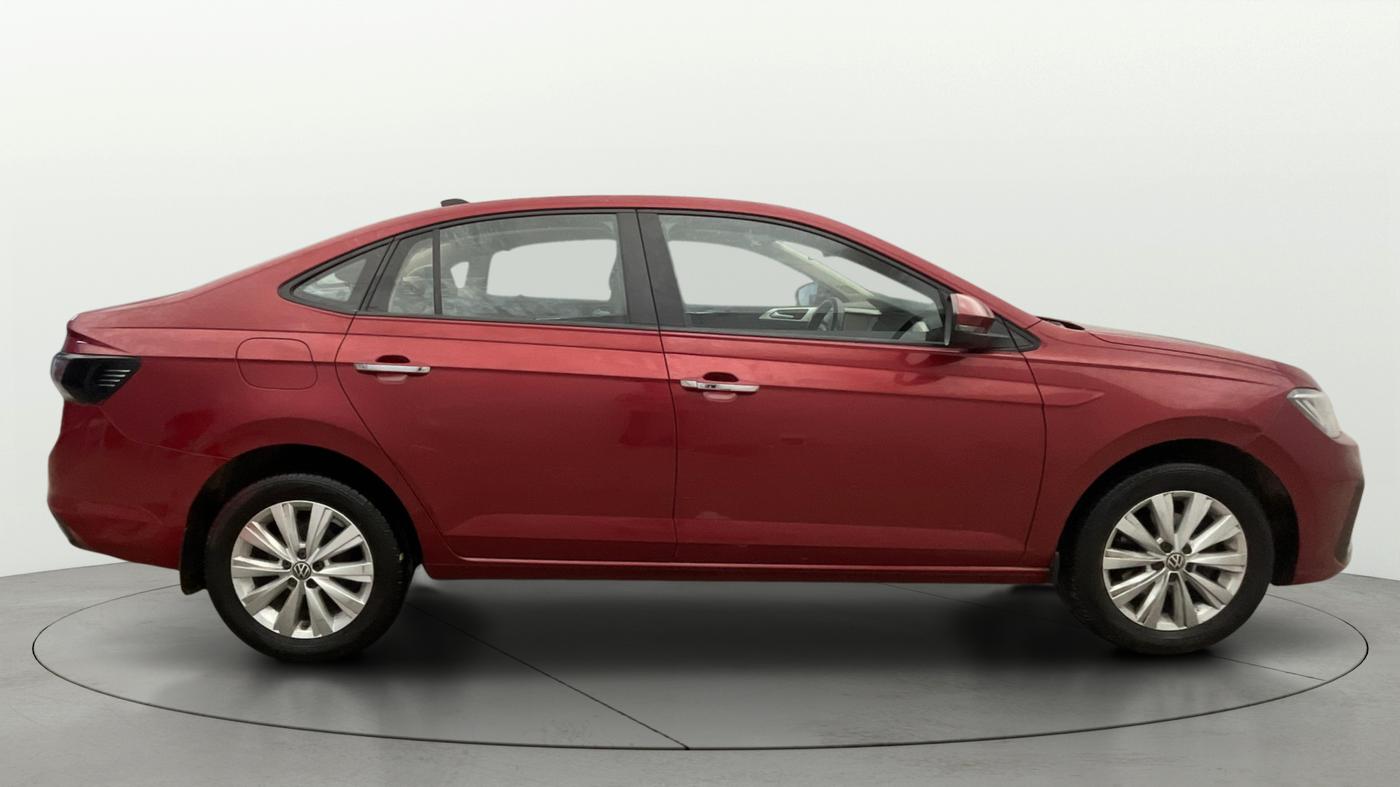 2022 Volkswagen VIRTUS HIGHLINE TSI 1.0 AT, Petrol, Automatic, 66,880 km, Right Side View