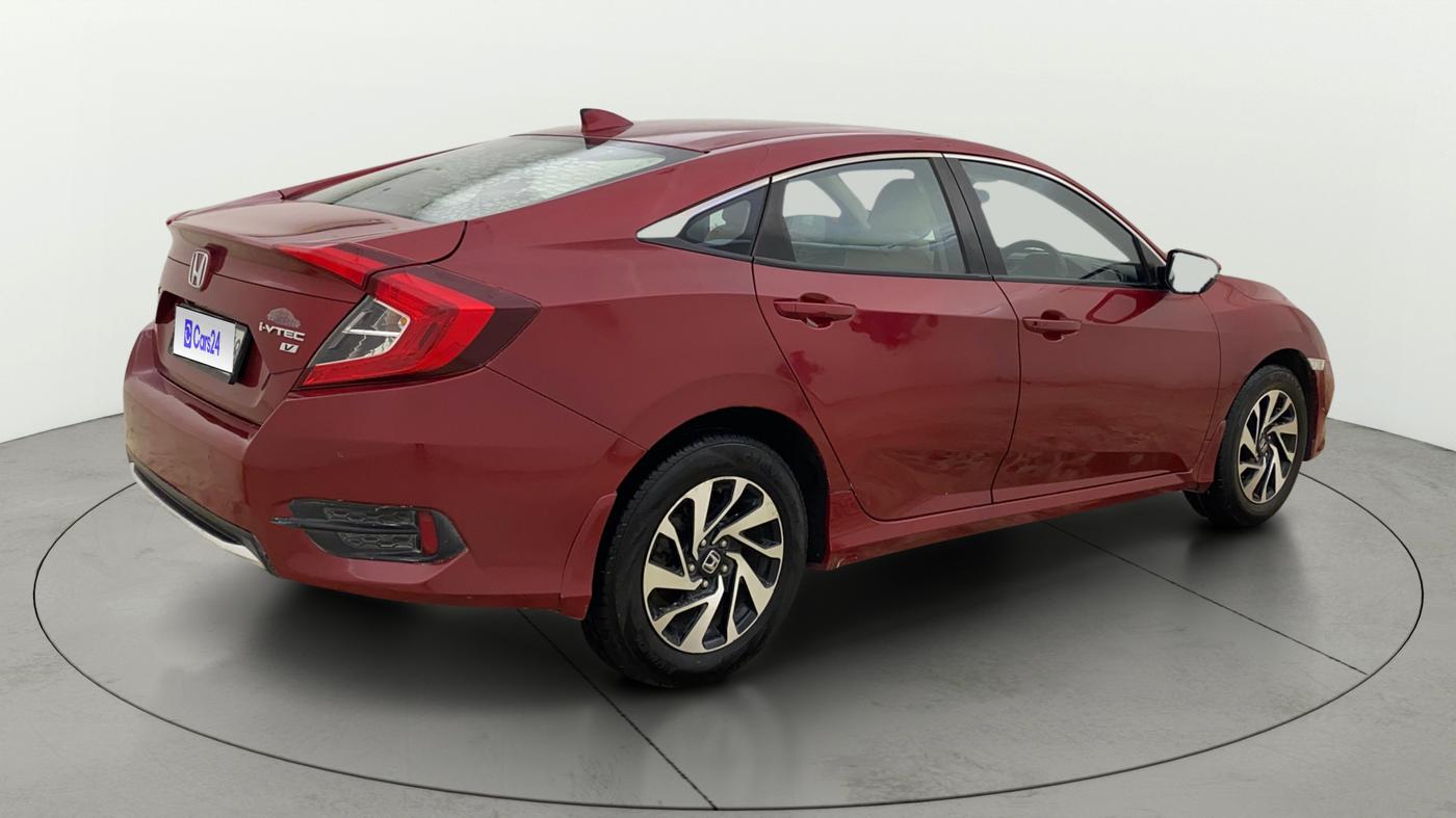 2019 Honda Civic 1.8L I-VTEC V CVT, Petrol, Automatic, 1,05,057 km, Right Back Diagonal