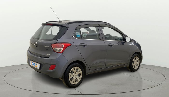 2015 Hyundai Grand i10 SPORTZ 1.2 KAPPA VTVT, CNG, Manual, 52,972 km, Right Back Diagonal