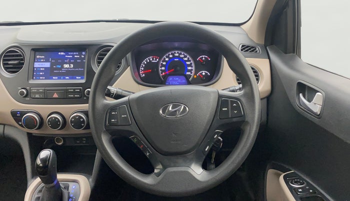 2017 Hyundai Grand i10 SPORTZ (O) AT 1.2 KAPPA VTVT, Petrol, Automatic, 31,331 km, Steering Wheel Close Up